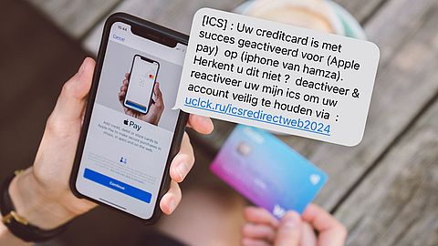 Phishingbericht ICS: ‘uw creditcard is met succes geactiveerd’