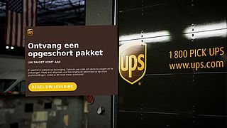 Pas op voor phishingmail namens UPS: ‘Regel nu de levering van jouw pakket’