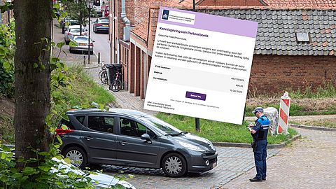 ‘Betaal deze parkeerboete van €90 euro vóór 10 oktober’, mailen online oplichters namens het CJIB