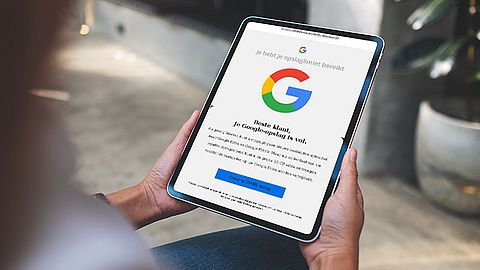 Trap niet in deze phishingmail namens Google: ‘Je Google-opslag is vol’