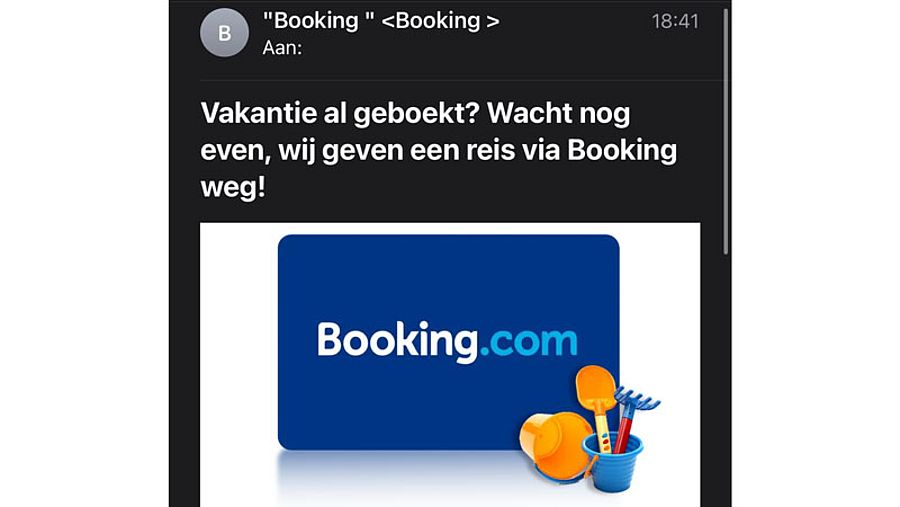 Valse mail Booking.com 1/2