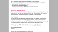 Valse mail van 'T-Mobile' met betrekking tot een betalingsherinnering