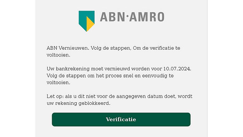 Phishingmail ABN AMRO | Fraudehelpdesk