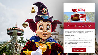 Opnieuw valse winactie uit naam Efteling