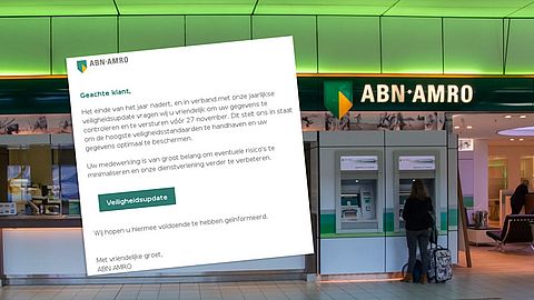 Deze mail namens ABN AMRO: ‘Controleer vóór 27 november jouw gegevens’ is vals