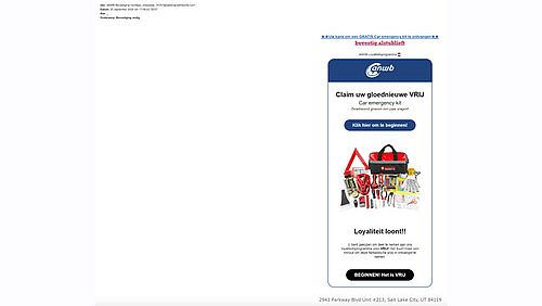 Phishingmails namens ANWB 4/4