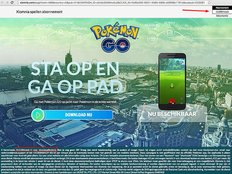 Pas op voor misleidende e-mails Pokémon Go!