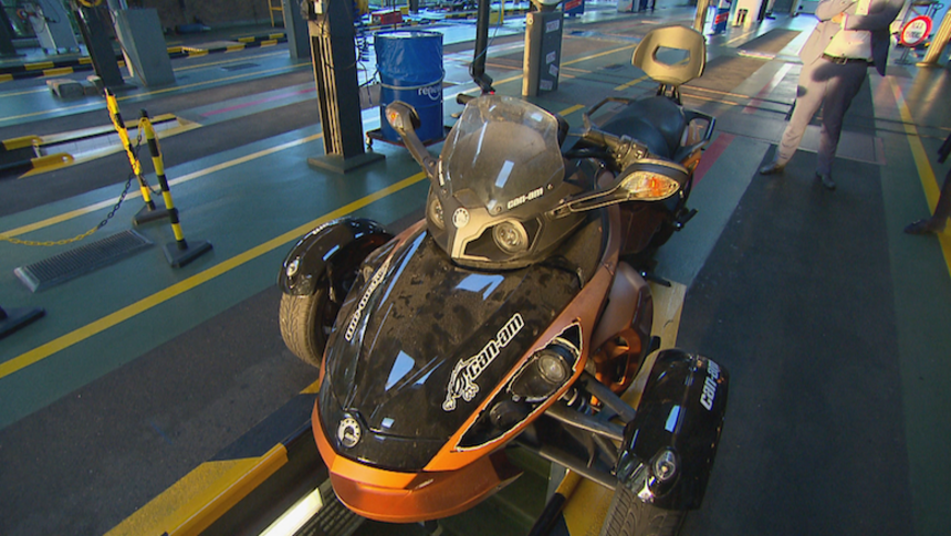 Bij dodelijk ongeval verwoeste trike weer veilig bevonden door de RDW