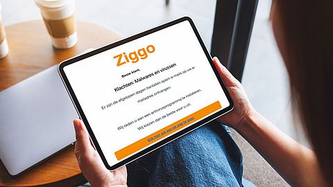 Gevaarlijke link in Ziggo-mail over ontvangen spamberichten op jouw mailadres