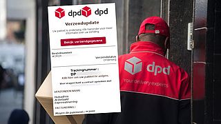 “Jouw DPD-pakket is onderweg”, beweren oplichters in een valse mail namens de bezorgdienst