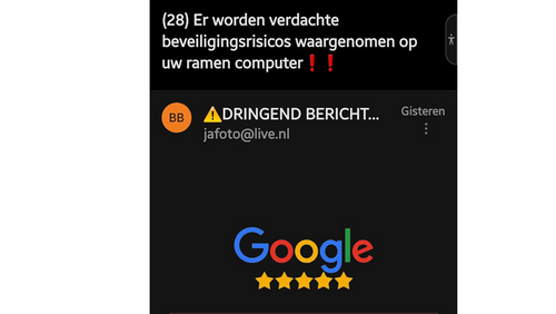 Valse mail Google 1/3