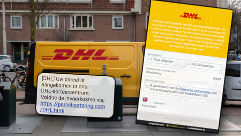 Wéér phishingcampagne namens 'DHL' door oplichters: 'Voldoe de invoerkosten voor uw pakket'