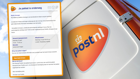 Phishing namens 'PostNL': oplichters sturen overtuigende valse mails