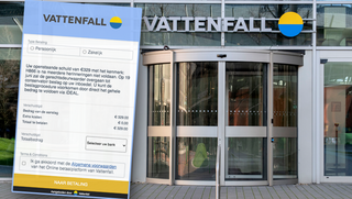Phishingmail namens 'Vattenfall': 'Uw openstaande schuld van €329 met kenmerk H866 is niet voldaan'
