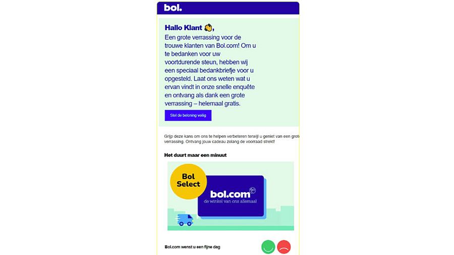 Verrassing namens bol 1/2