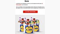 Valse winactie namens supermarktketen Lidl 2/2