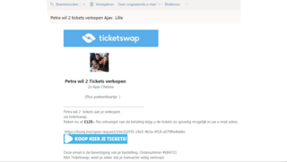 Politie signaleert toename in oplichting via 'TicketSwap'