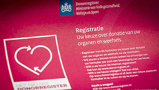 Datalek bij Donorregister betreft gegevens van zes miljoen Nederlanders