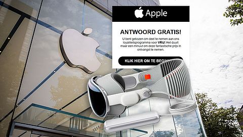 Nep-enquête van Apple: ‘Je hebt een Apple Vision Pro gewonnen# ID-67257065’