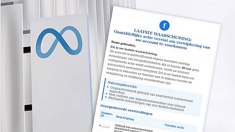 Facebook nepmail: 'Onmiddellijke actie vereist om verwijdering van jouw account te voorkomen’