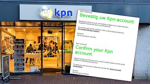 KPN-bericht over ‘Kpn-account’ bevestigen is nep