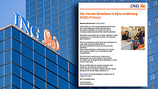 Phishingmails 'ING' stromen binnen