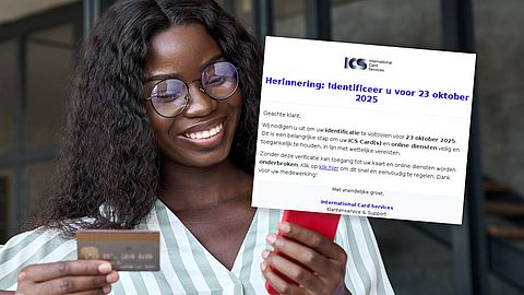 Creditcardhouders opgelet voor ICS-phishingmail over identificeren vóór 23 oktober