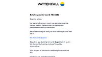 Valse mail Vattenfall 1/2