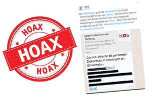 WhatsApp-bericht over coronavirus in Nederland is een hoax