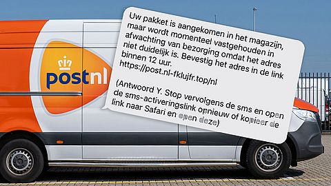 Klik niet op de link in dit frauduleuze PostNL-bericht over een onduidelijk adres