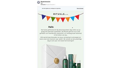 Valse mail namens Rituals 1/3