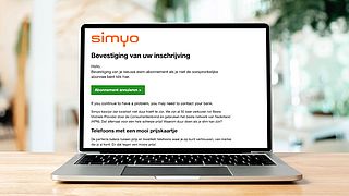 Mij niet bellen: nepbericht van telecomprovider Simyo over eSIM-abonnement