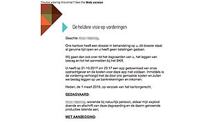 E-mail van incassobureau gekregen? Pas op deze is nep