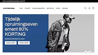 Ruim 100 euro korting op G-Star Raw kleding bij malafide webwinkel ‘g-starvip.com’