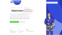 Website van Elektrotechniek Peeters