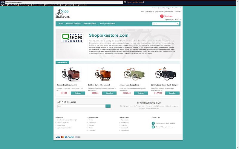 'Shopbikestore.com veel te goedkoop'