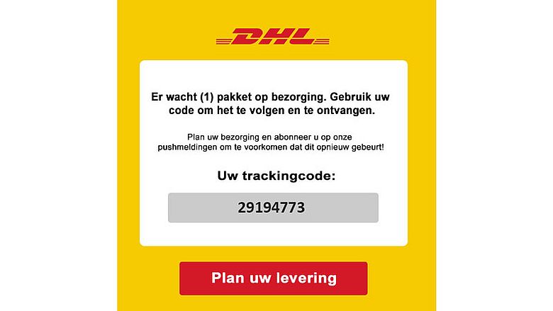 DHL phishingbericht