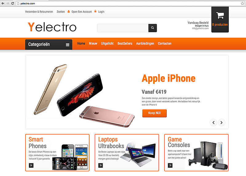 'Yelectro.com misbruikt gegevens ander bedrijf'