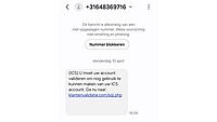Valse sms'jes namens ICS 1/2