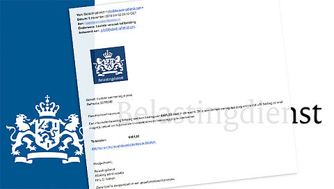 Trap niet in mail met nep-aanmaning van de 'Belastingdienst'