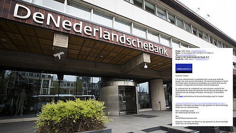 Malware verstopt in e-mail 'De Nederlandsche Bank'