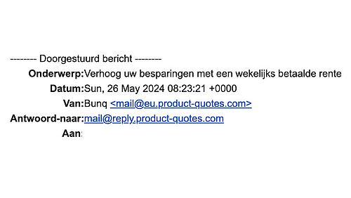 Valse mail bunq afzender 3/3