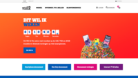 De echte homepage van Tele2