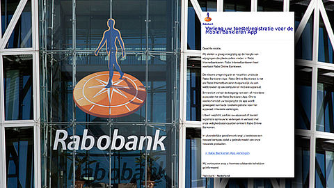Pas op voor e-mail over Rabo Bankieren App!