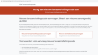 Voorbeeld van een website van een dure bemiddelaar