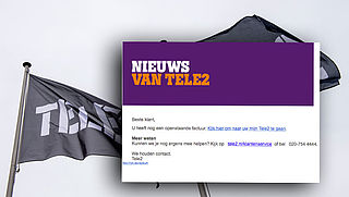 Trap niet in valse e-mail 'Tele2' over openstaande factuur