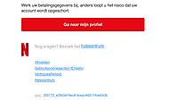 Valse mail Netflix 2/2