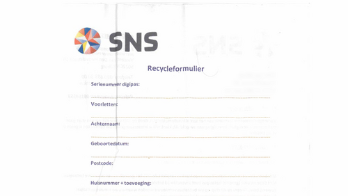 Valse brief namens 'SNS Bank'