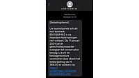 Valse sms Belastingdienst 2/3
