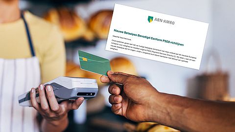 Phishingmail namens ABN AMRO over ‘nieuwe betaalpas conform PSD2-richtlijnen’